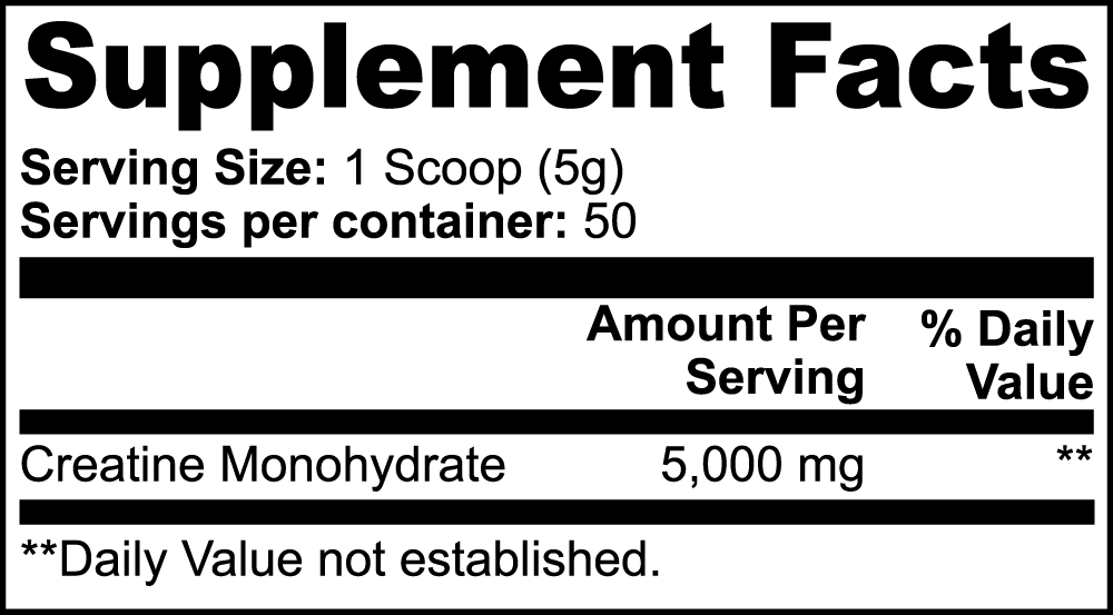 Creatine Monohydrate 5000
