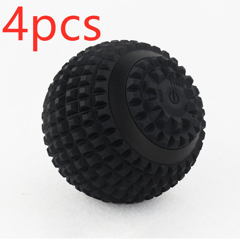 4-Speed Electric Vibrating Massage Ball – Deep Tissue Muscle Recovery Roller