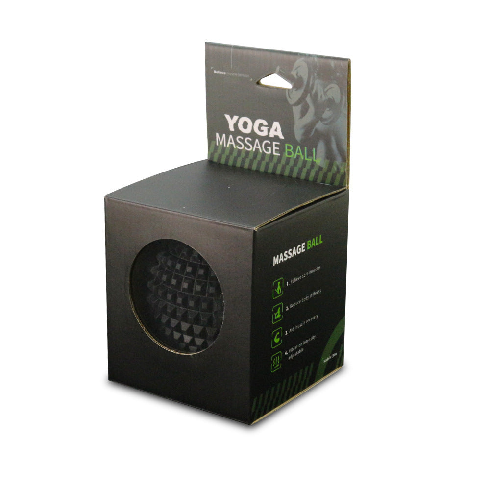 4-Speed Electric Vibrating Massage Ball – Deep Tissue Muscle Recovery Roller