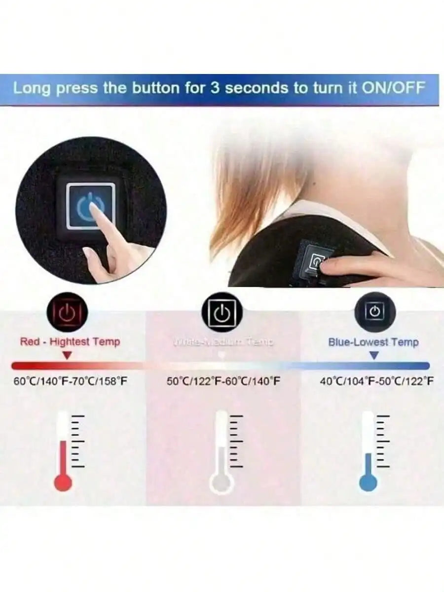 Heated shoulder pad