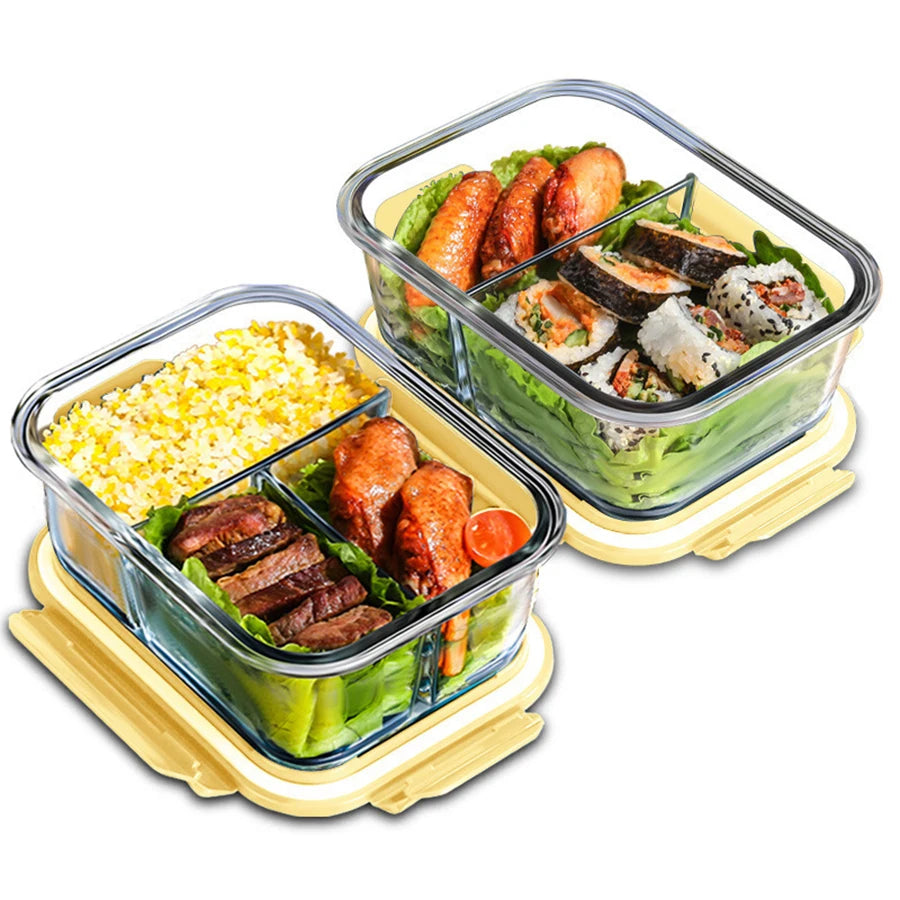 Glass meal prep containers w/ lid