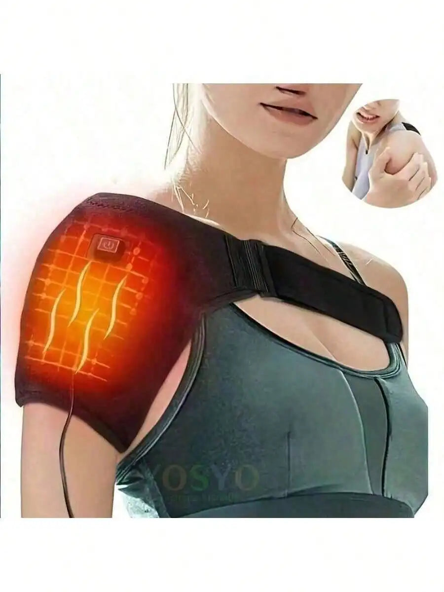 Heated shoulder pad