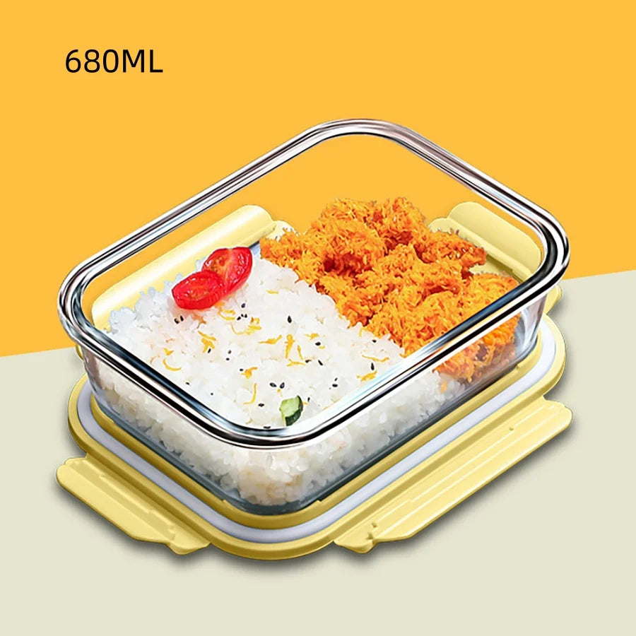 Glass meal prep containers w/ lid