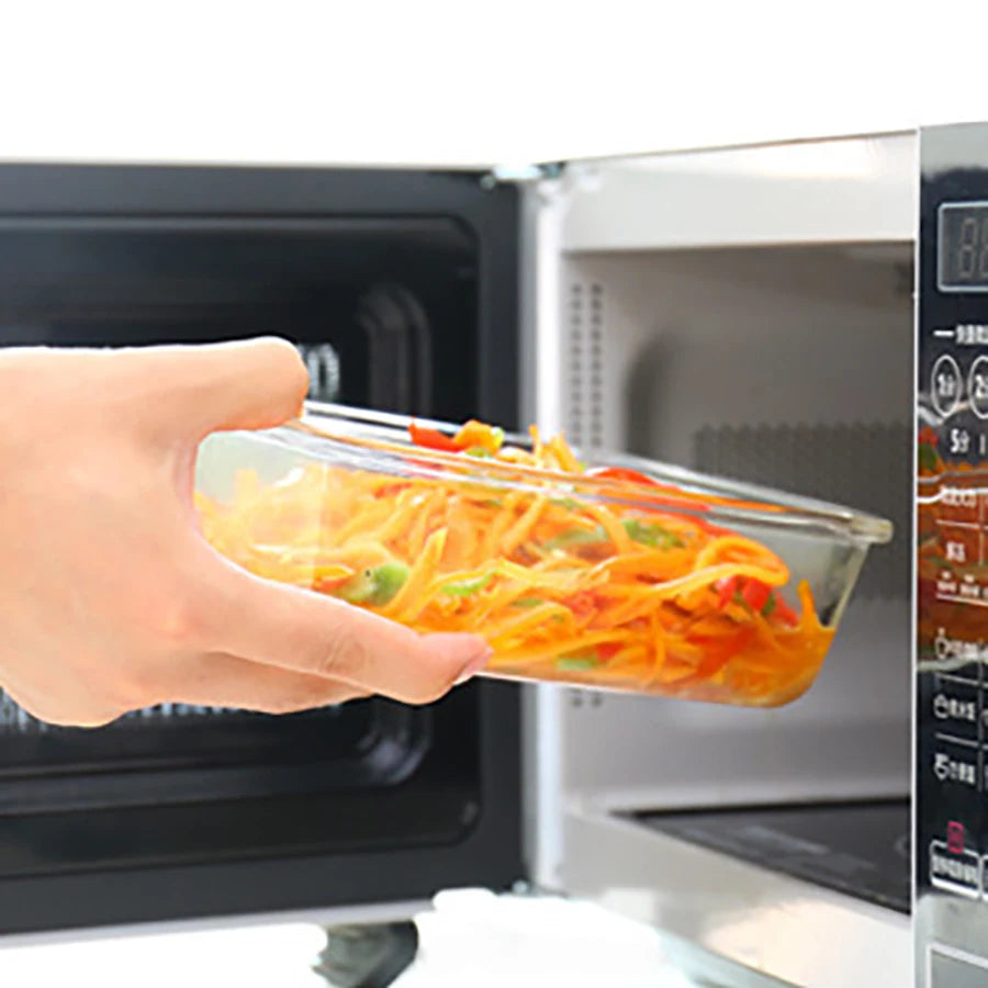 Glass meal prep containers w/ lid