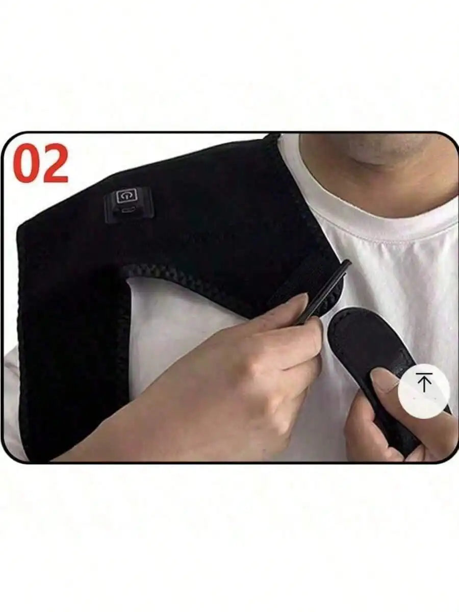 Heated shoulder pad