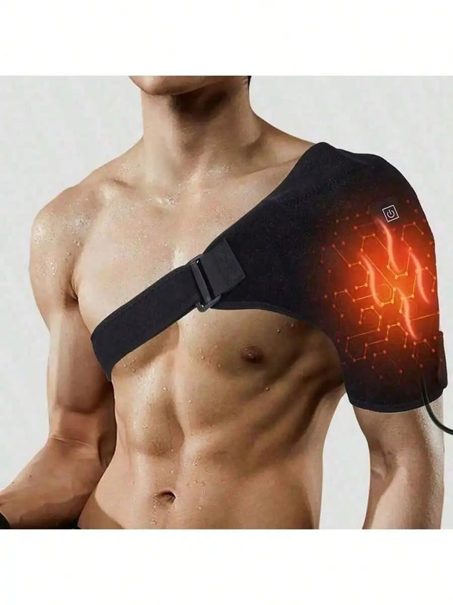 Heated shoulder pad